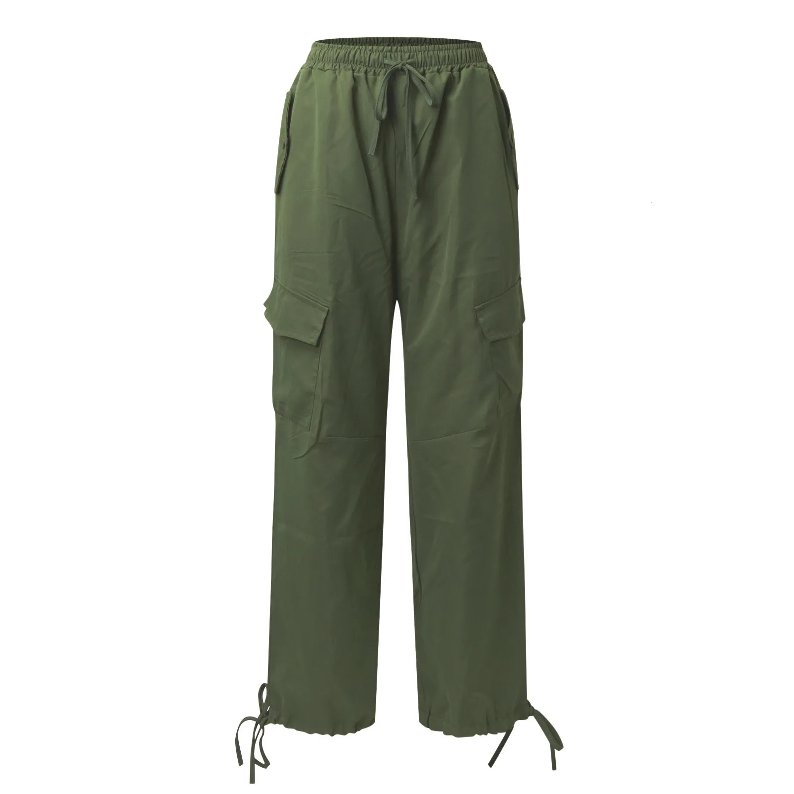 Womens casual street loose pants set loose waistband loose drag cargo Grunge High Street USA 250305
