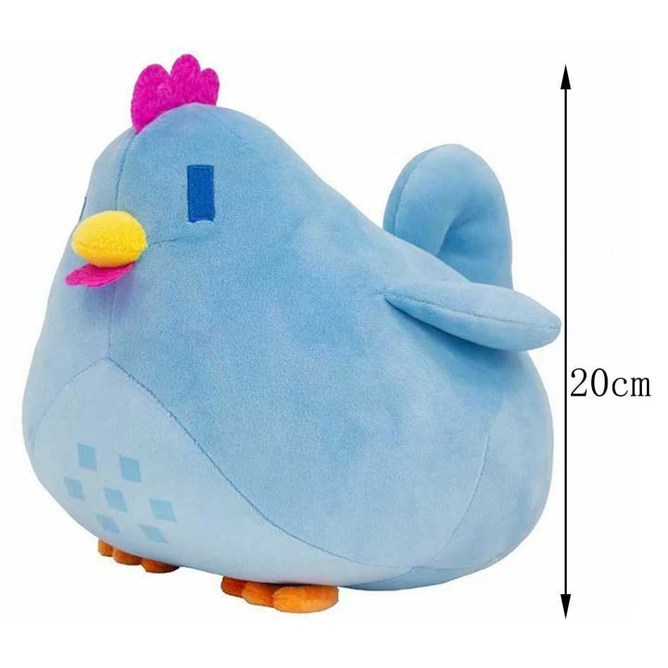 New Stardew Valley Game Plush Chicken Soft Stuffed Animal Kawaii Cartoon Toy Baby Companion Throw Pillow Peluche New Years GiftT250310