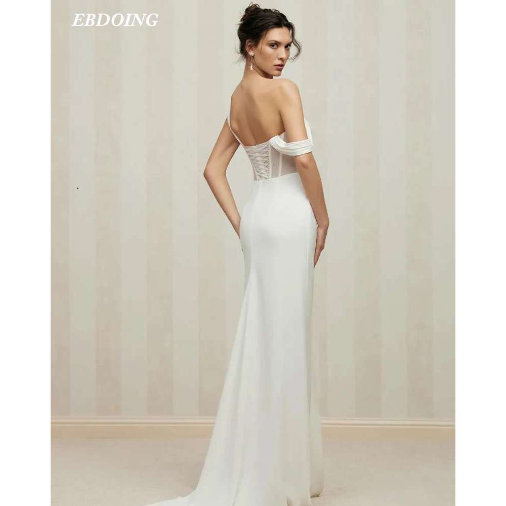 Mermaid Wedding Dress For Bride, Sweetheart Neck With Split, Custom Made, More Sizes