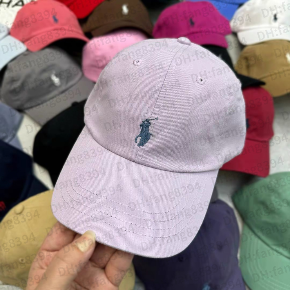 Designer Luxury Beach Baseball Caps 2024 - Small Pony Printed Golf/Trucker Fitted Hats Breathable Men/Women Casquette Luxe Gorras Chapeau Best Seller