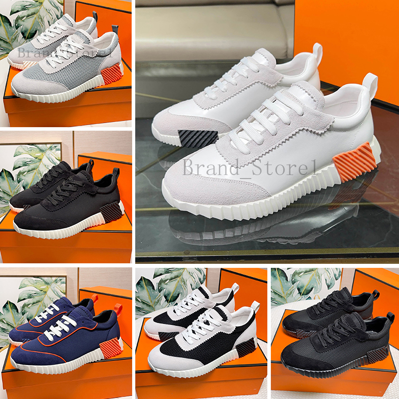 Bouncing Sneakers Designer Suede Casual Shoes Trainers Men Women Sneaker Breathable Mesh Running Shoe Rubber Sole Flat Trainer Size 35-46 with box