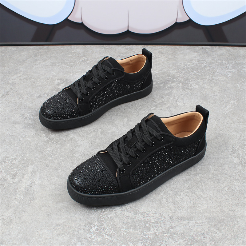 New Water Diamond Red Bottom Fashion Designer Free Shipping High Quality Men S Shoes Casual Board Low Cut Comfortable Breathable Multi Functional Outd