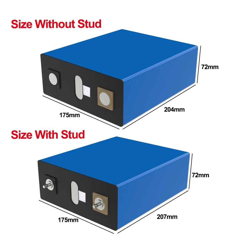 NEW 3.2V 320Ah 340Ah Lifepo4 Battery 10000 Cycles Rechargeable Batteri DIY 12V 24V 48V RV EV Golf Carts Home Energy Storage Cells Pack