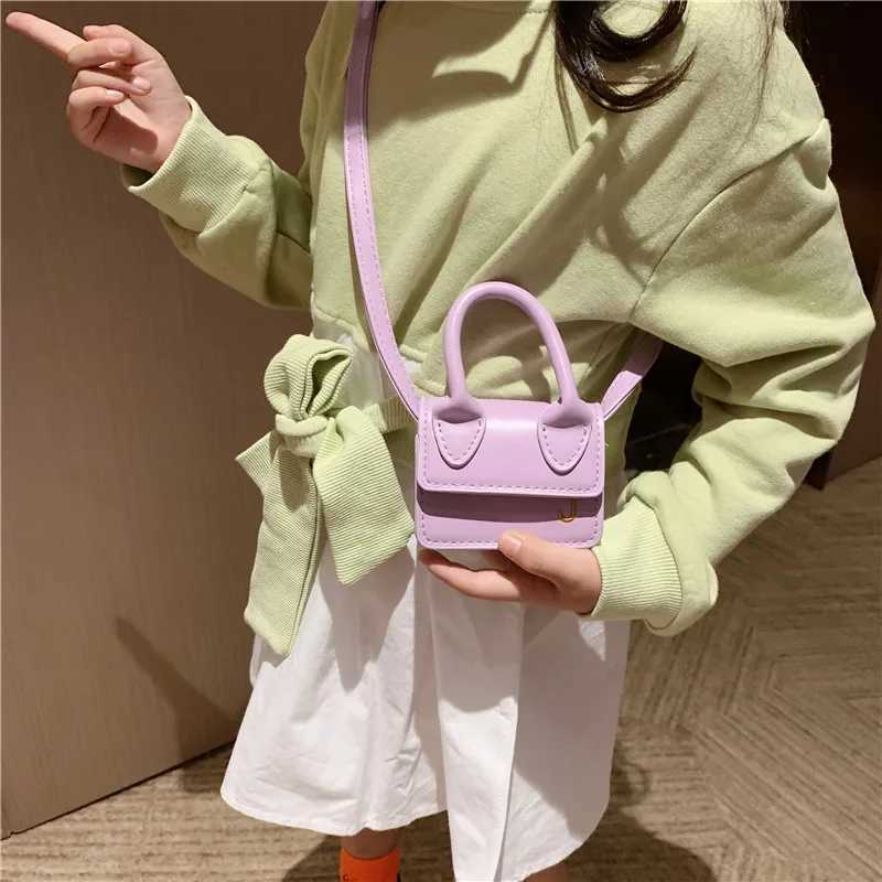 Childrens Handbag For Girl Designer Luxury Bags Square Kid Purse and Shoulder Bag Fashion Ladies Crossbody Bags Mini Coin PouchT250310