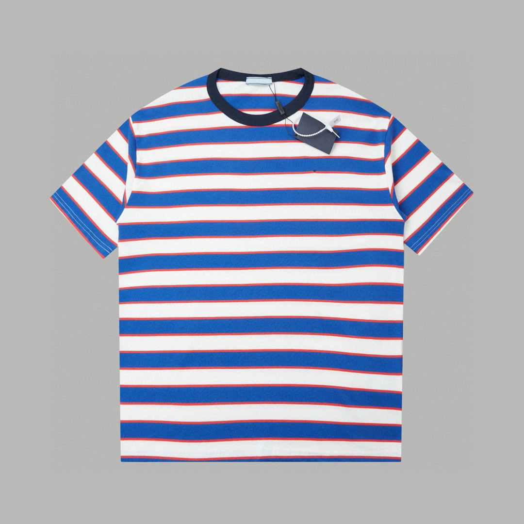 Men's Plus Tees & Polos Round neck embroidered and printed polar style summer wear with street pure cotton 44yh