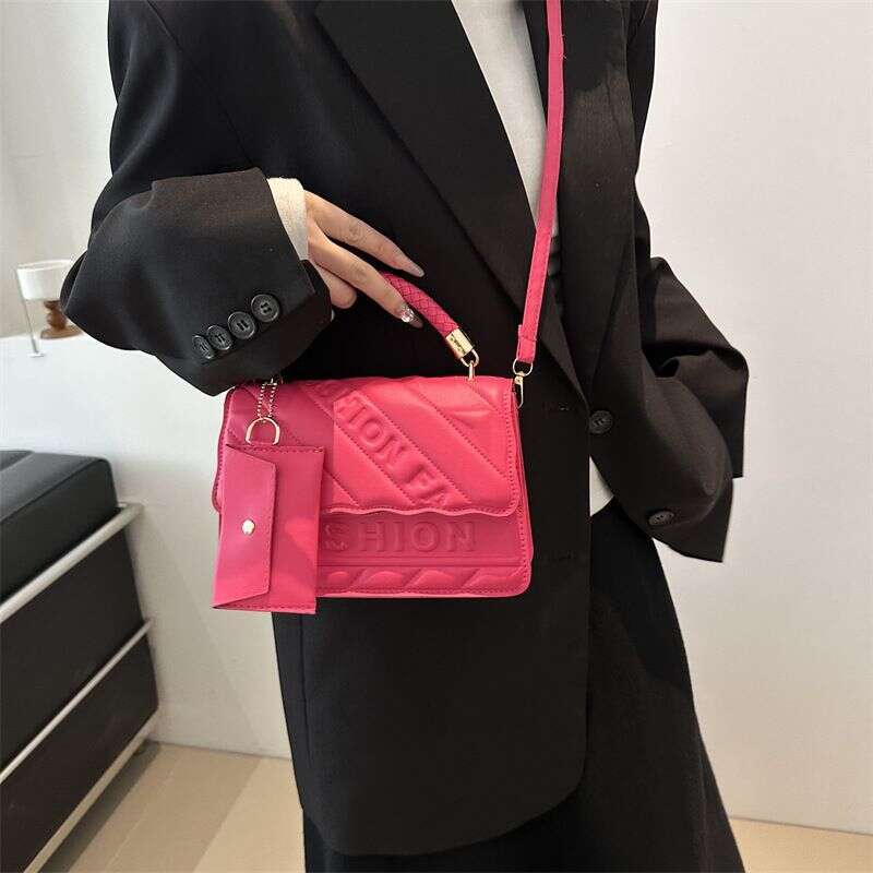 Women's Bags Women's Bags all match letter emed small square handbag for women spring new style fashion shoulder messenger bag