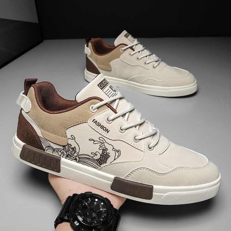 Men s New Velvet Panel Fashion Designer Popular Board Shoes Oversized Casual Shoes 2025 Four Season Outdoor Casual Sports Shoes White Shoes