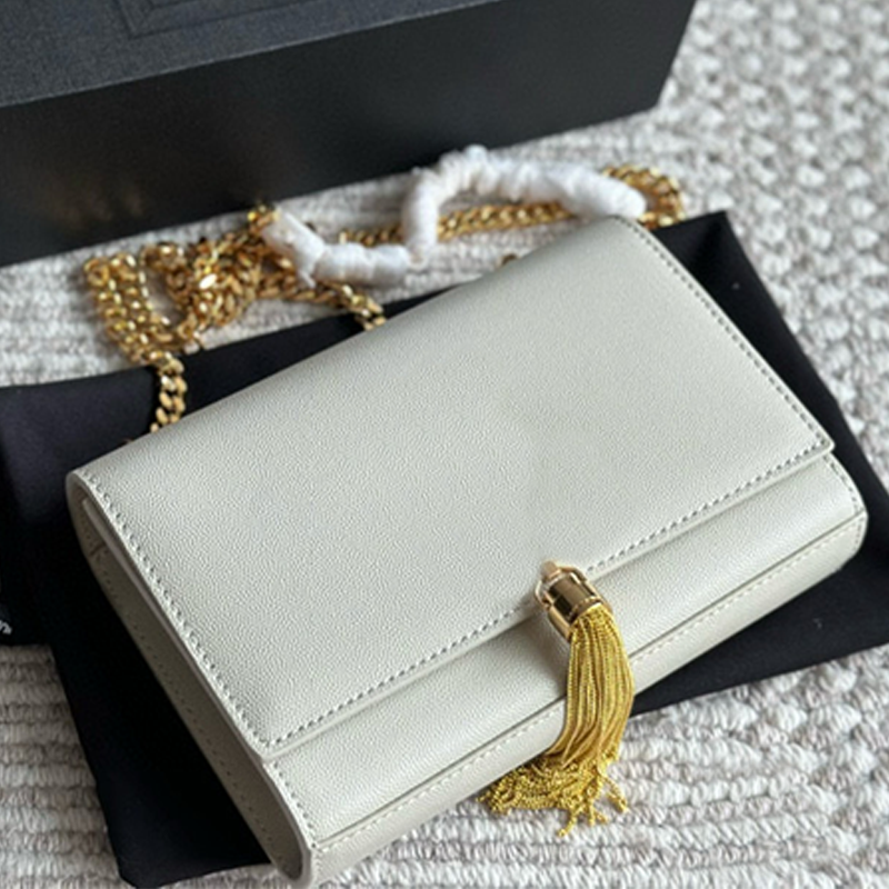 Retro flip-top envelope fashion chain commuter classic fringed small square designer ladies' shoulder high-end handbag crossbody bag