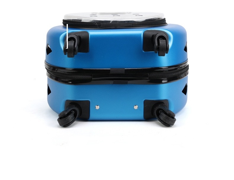 Pet suitcase, transparent bag, portable outdoor box, cat and dog bag cart, small pet suitcase Free shipping