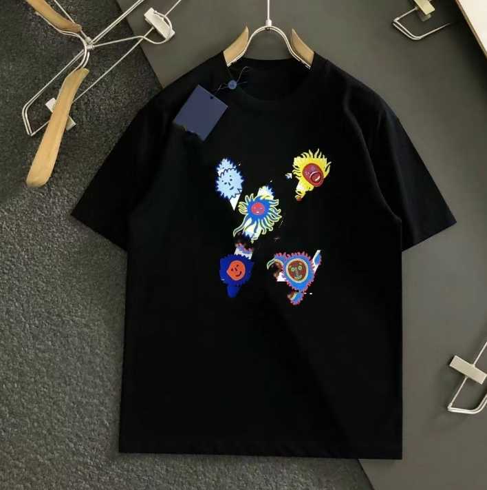 Summer Men Women Designers T Shirts Loose Oversize Tees Apparel Fashion Tops Mans Casual Chest Letter Shirt Street Shorts Sleeve Clothes Mens Tshirts