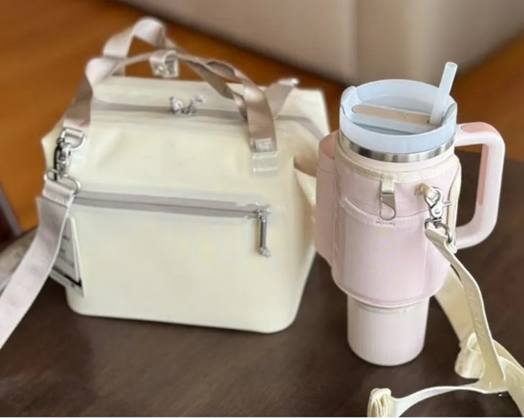 Lunch Bags All Day Julienne Mini Soft Cooler Box 10 Can Carry-All for 40oz Cup With Match Tumblers Crossbody Bag with Phone Pocket Accessories 0320