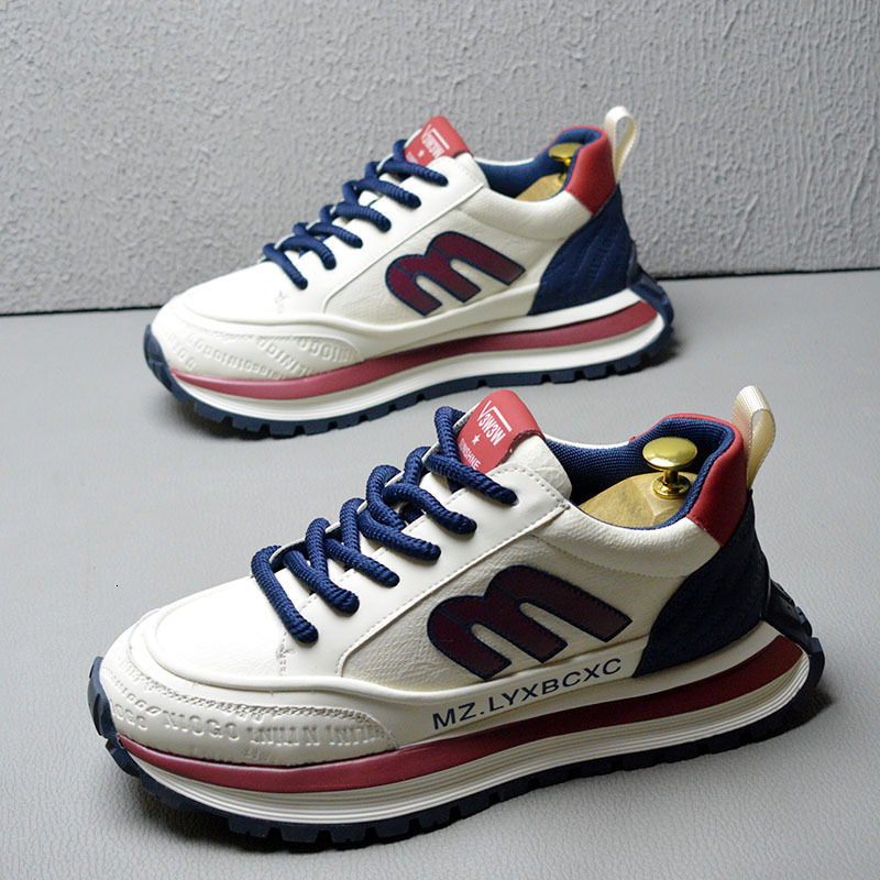 Men S 2025 Summer Sports Shoes Free Shipping Fashion Designer Original High Quality Board Casual Thick Bottom Multi Functional Color Blocked Outdoor R