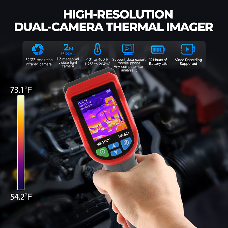 Noyafa NF-521 handheld Infrared Thermal Imager -20~400°C HD Digital Thermograph Camera 320 x 240 pixels Thermal imaging detector