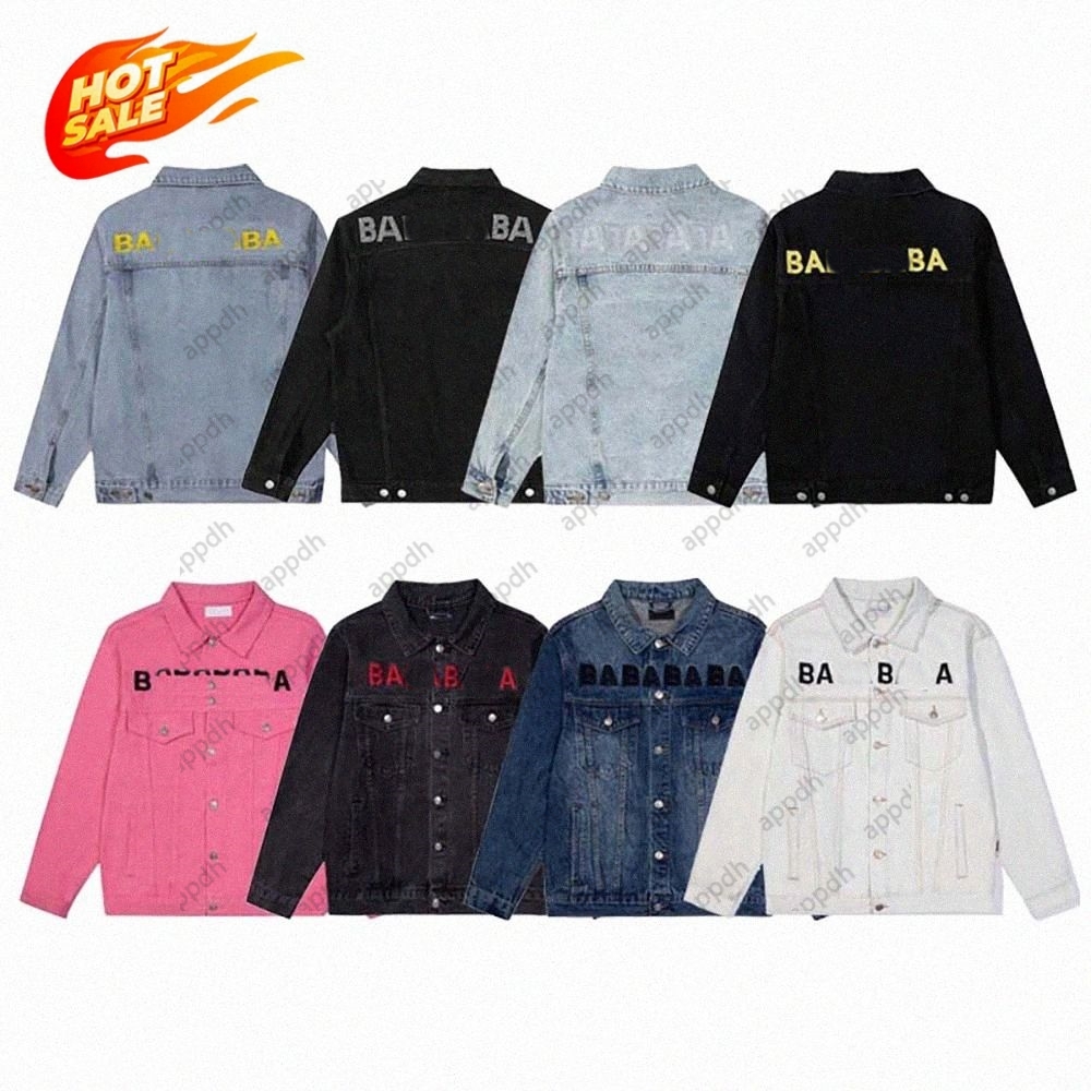 Designers Mens Denim Jacket Womens Jackets Casual Winter Coats Long Sleeve Fashion Outerwear Clothes Couple Paris Style