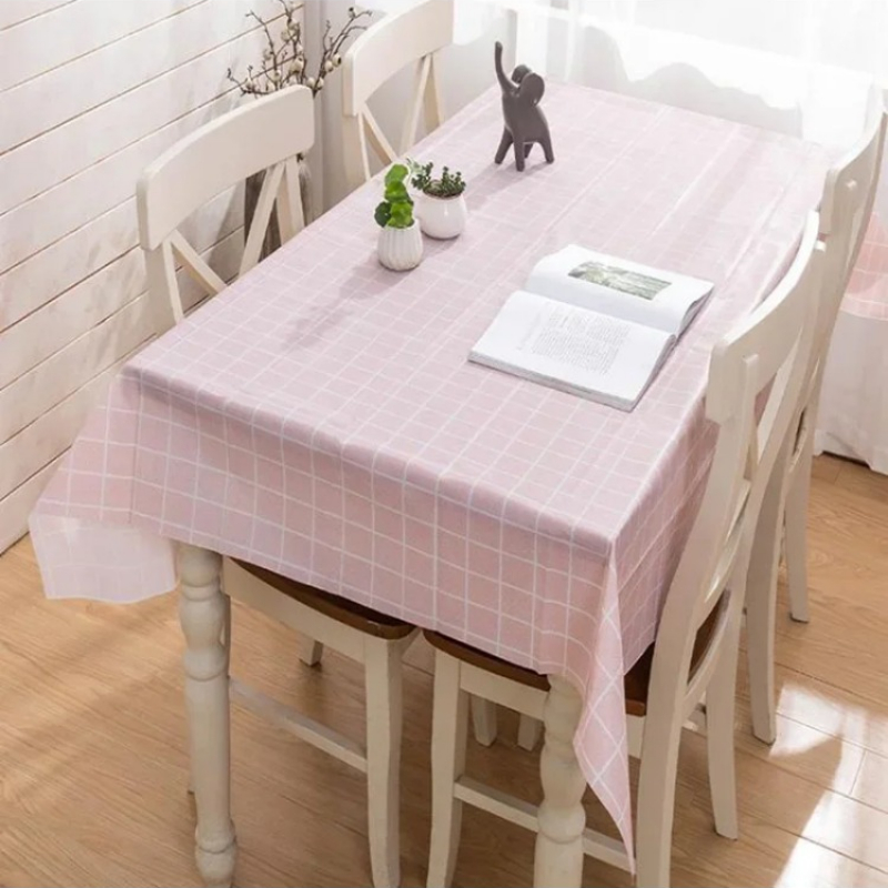 Waterproof Leave-in Dining Table Coffee Table Mat Dining Table Cloth Oil-proof Tablecloth