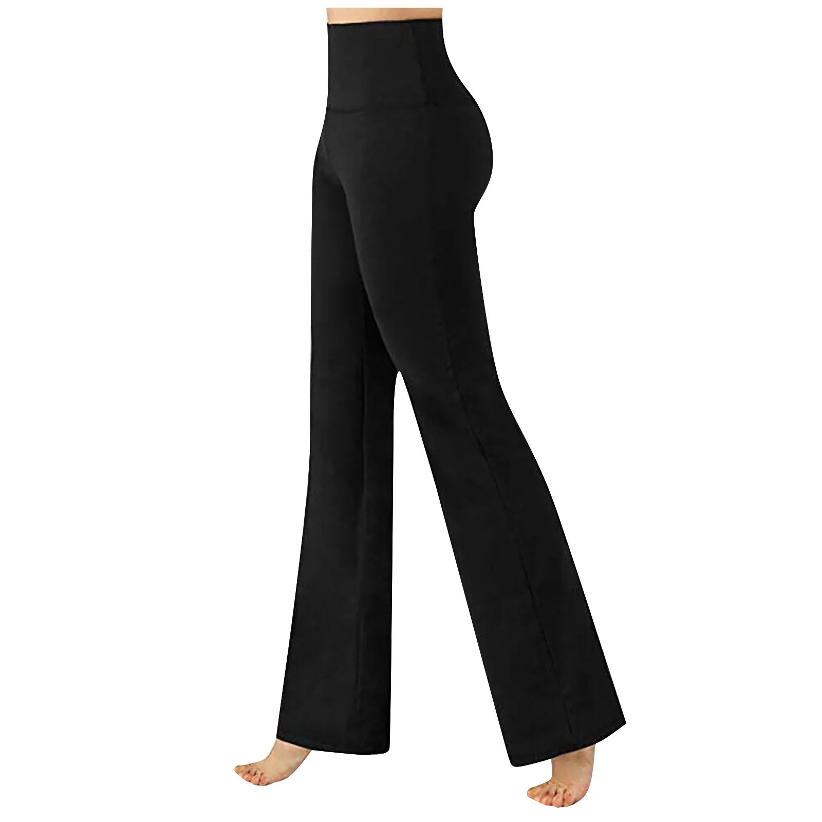 Pants Womens Trousers Loose Fitting Sexy Wide Leg Casual Pants Stretchy Solid Color Sports Yoga Breathable Pants 2024 250305
