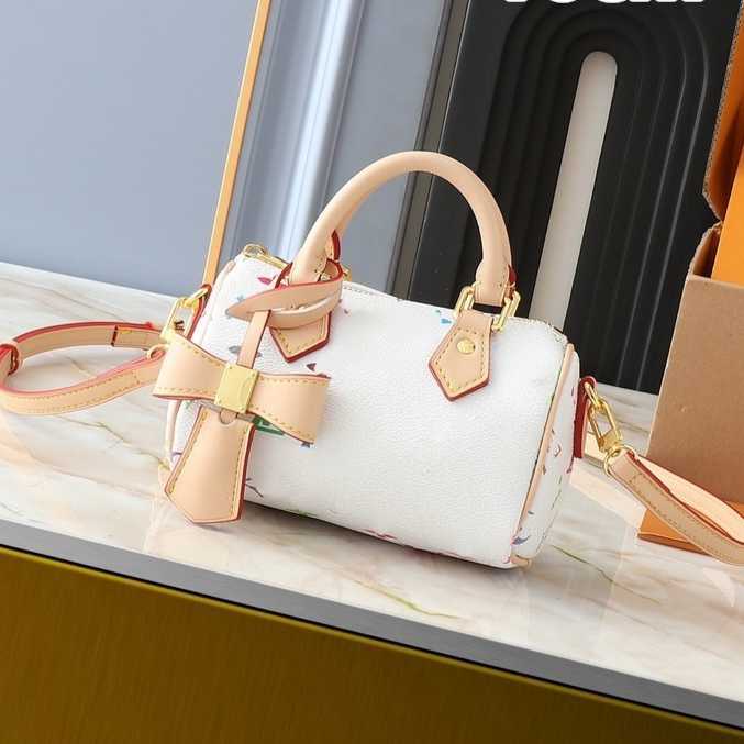 Designer bags leather takashi murakami handbag nano canvas women Multicolor bag fashion composite lady beach clutch tote woman bag purse wallets