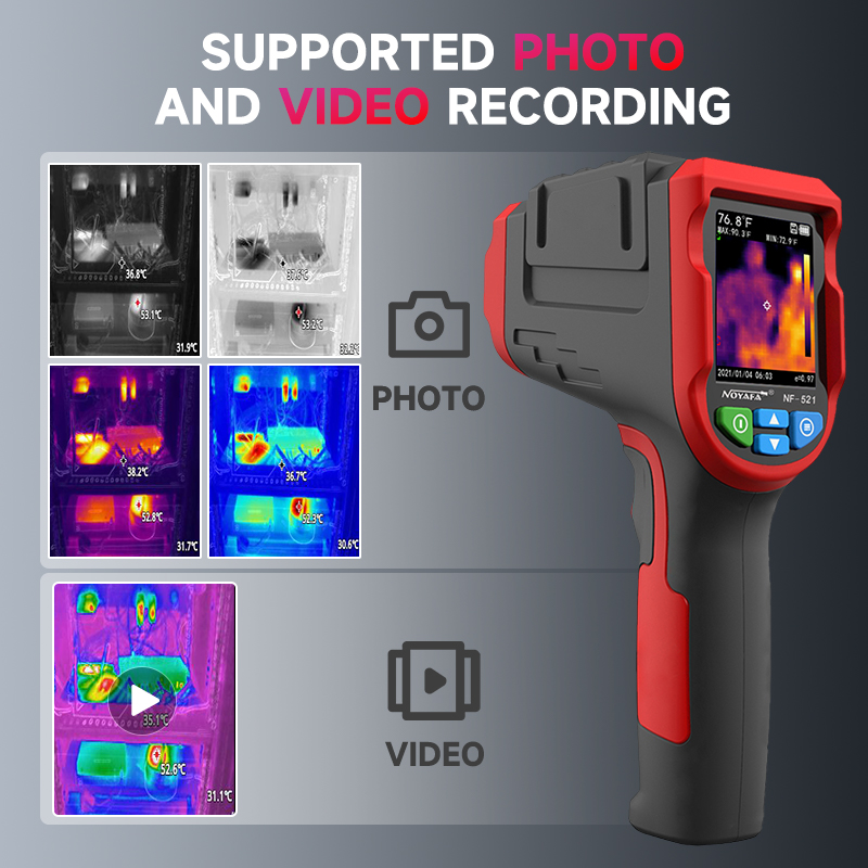 Noyafa NF-521 handheld Infrared Thermal Imager -20~400°C HD Digital Thermograph Camera 320 x 240 pixels Thermal imaging detector