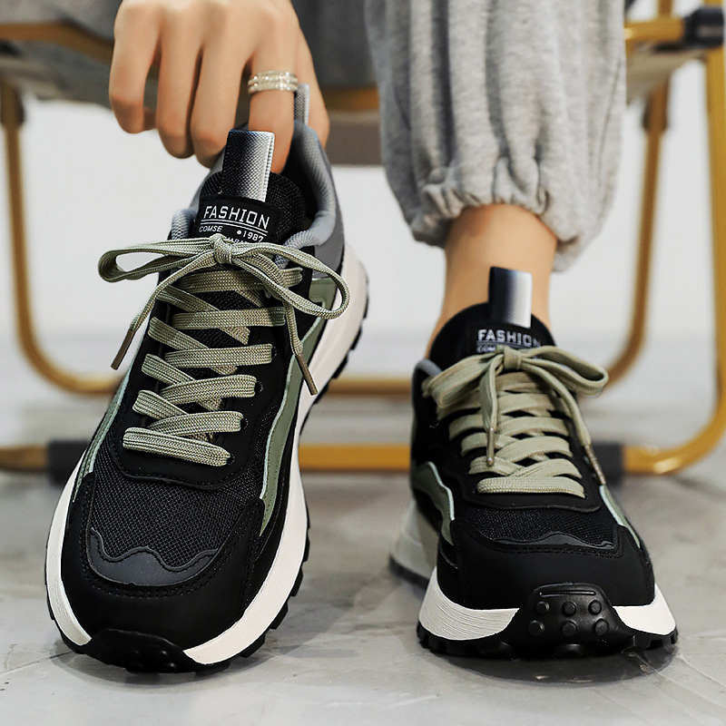 2025 Free Shipping Summer Men S Shoes New Outdoor Leisure Sports Training Designer Running Fashion Black Thick Bottom Anti Slip Skateboarding Tennis
