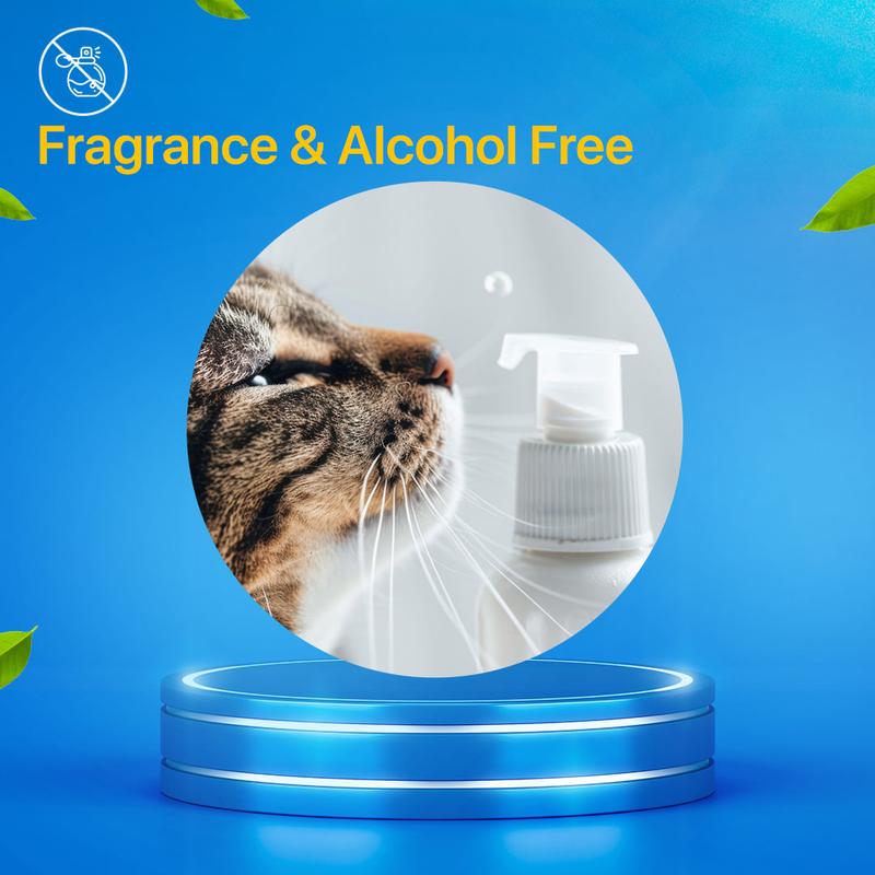 Garfeel Daddy Pet Glove Wipes - 6PCS/Pack All-Purpose No Rinse Grooming Wipes - Easy and Quick Cleaning & Deodorizing, Nourishing Fur Cat dog wipes