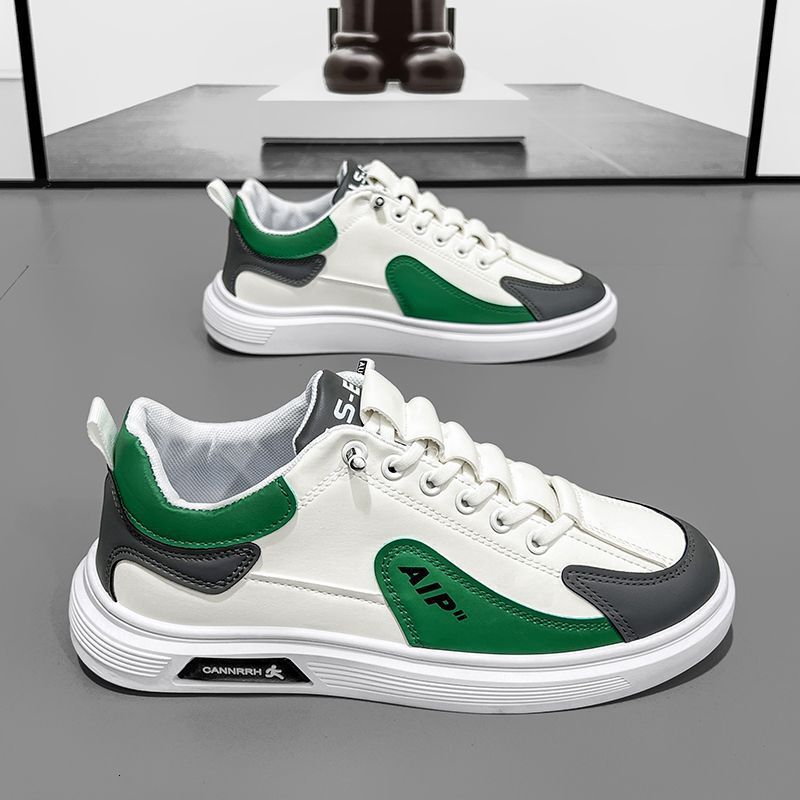 2025 Summer New Men s Shoes Fashion Designer White Shoes Outdoor Leisure Sports Running Shoes Soft Soled Breathable Versatile Learning Popular Board S