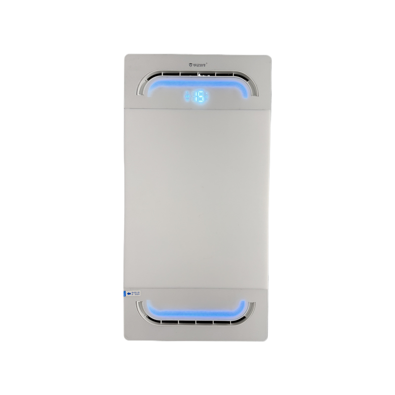 Extremely narrow edge double warm king 8 wind heating bath bar restroom bathroom waterproof lighting black and white piano key switch