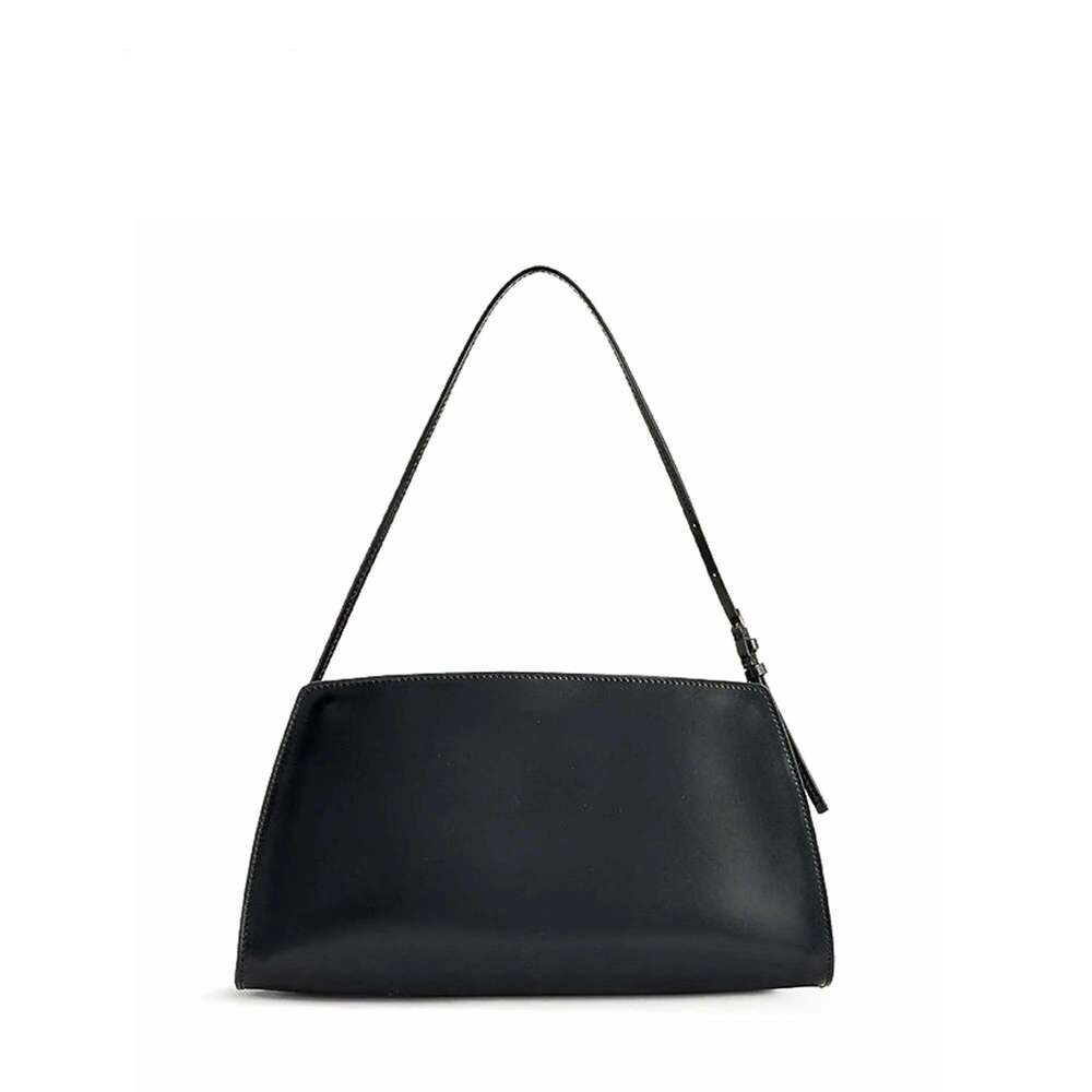 Cow Genuine Leather Underarm Shoulder Bag Classic Solid Color Hobos Handbag For Women Fashion Shopping Phone Purse