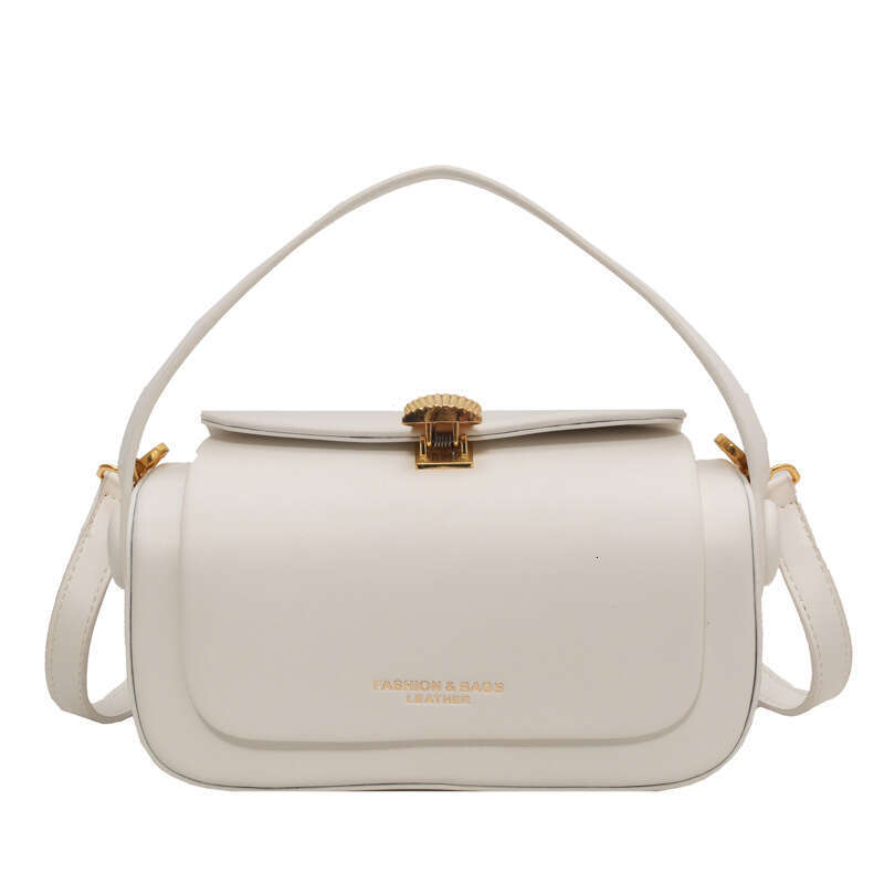 Women's Bags Women's Diagonal Straddle New Solid Color Fashion Square Handbag High Quality Texture Retro Casual Shoulder Bag
