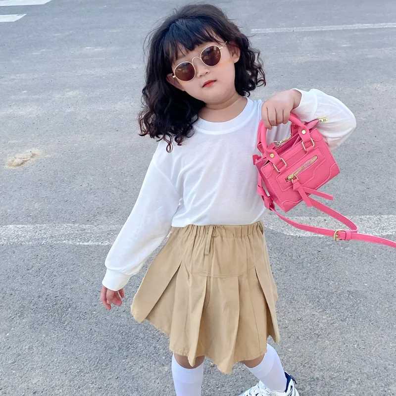 Texture Square Mini Shoulder Bag Kids Handbag For Girl Designer Luxury Bags Purse and Shoulder Bag Fashion Coin Pouch For LadyT250310