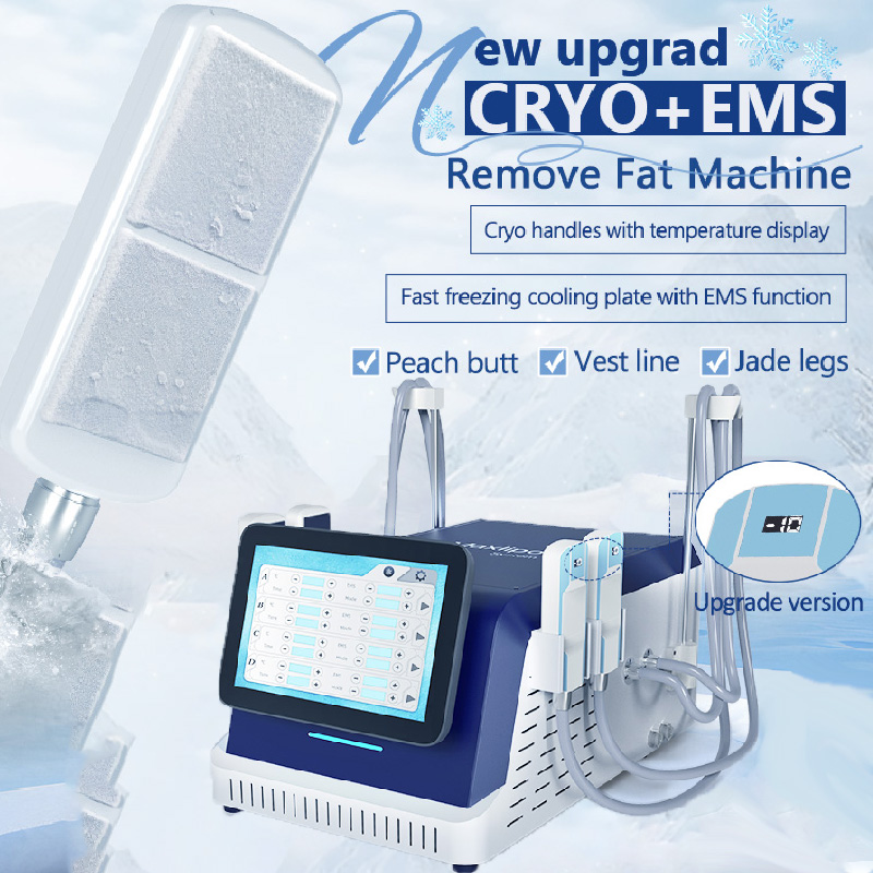Portable ems slimming fat dissolve cryotherapy machine hiemt tightening muscle emslim body cryolipolisis machines 2 in 1