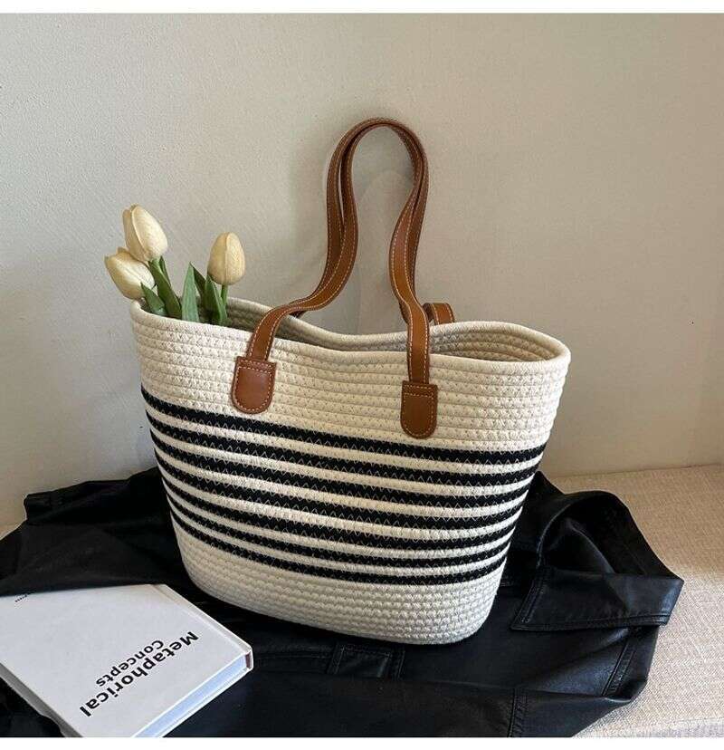 Women's Bags Women's Bags Straw women commuter shoulder tote new summer leisure large capacity woven portable bucket bag