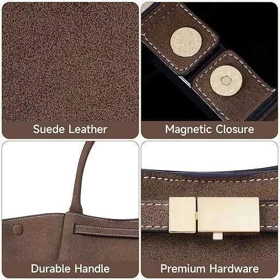 Women's Bags Women's Bags 2024 Autumn and Winter Models Designer Bags Women Woman Vintage Matte Leather Handbag Shopping Bag Large Womens Sh