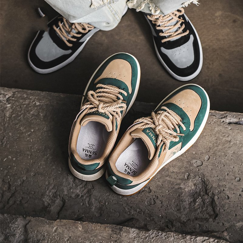 Free Shipping Low Cut Korean Version Trendy Men S Designer Shoes Versatile 2025 New Fashion High Quality Original Board Sports And Leisure Outdoor Jog