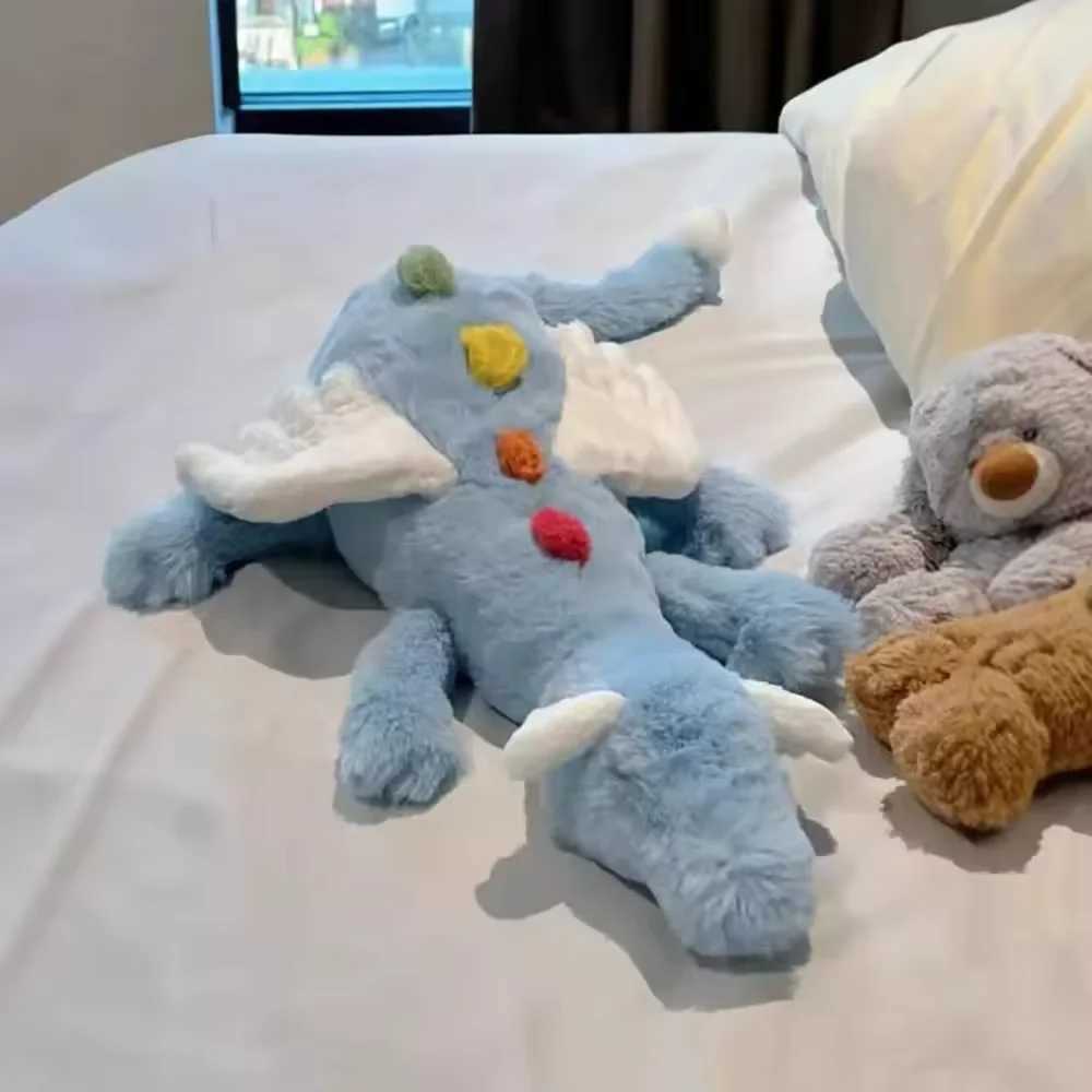 30-90CM Flying Dragon Doll Plush Animal Cotton Doll With Flying Wings Dinosaur Stuffed Toys Home Sofa Decer Soft Pillow Kid GiftT250310