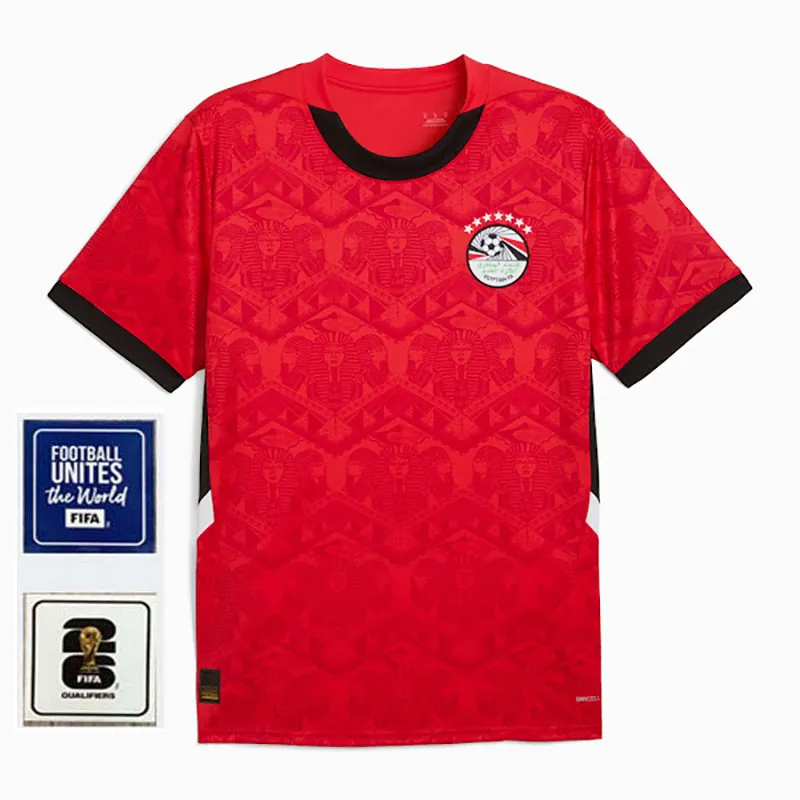 Mo Salah Egypt Jersey 2025 Marmoush Trezeguet More National Team Soccer Shirt Kids Kit Football Uniform