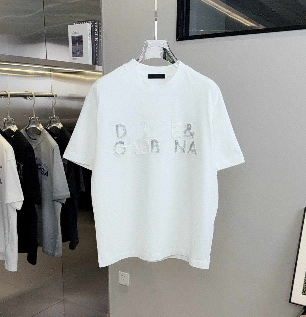 Men's Plus Tees & Polos Round T-shirts plus size neck embroidered and printed polar style summer wear with street pure cotton e2t4