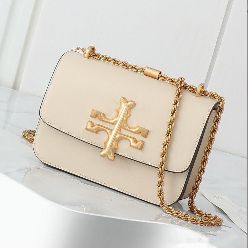 Top designer bag women Small square bag with cow leather head diagonal chain fashion Chain with Underarm metal letter pattern straddle shoulder bag free shipping