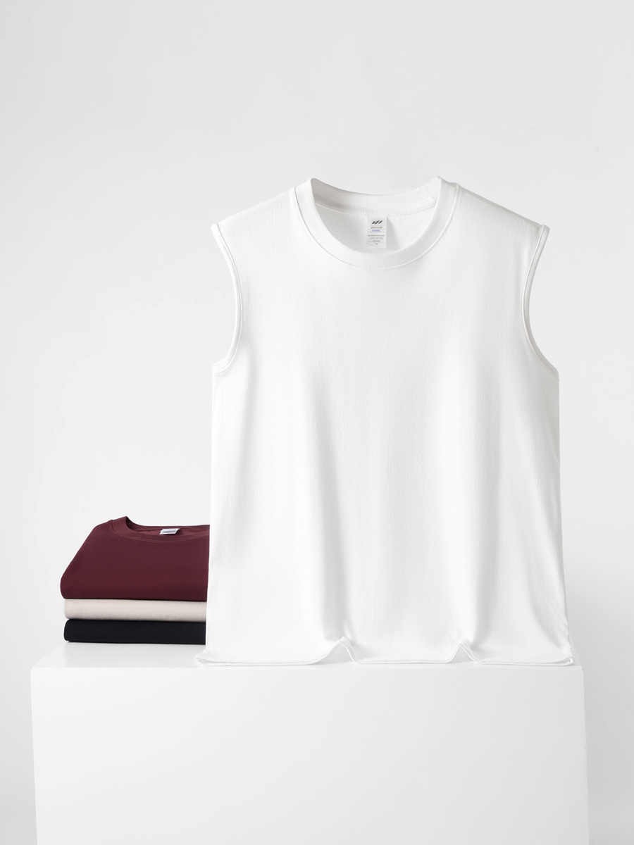 Men's T-Shirts Stretch Round Neck T Shirt for Men Top Tees Slim Fit Short Sleeve Fashion Male Tshirt Invisible Undershirt 230509