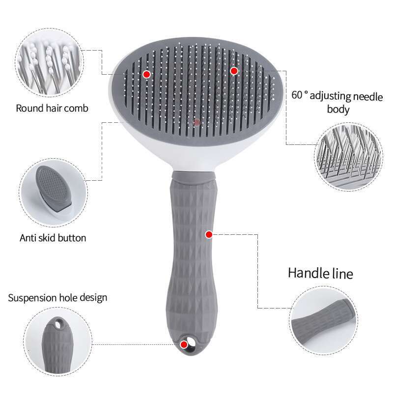 DHpet Pet Brush Cat Hair Cleaner Dog Cat Combing Comb Artifact Cat Comb To Remove Floating Hair