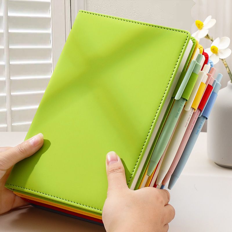 Stylish A5 Business Planner with Assorted Pen Pocket - Solid Construction