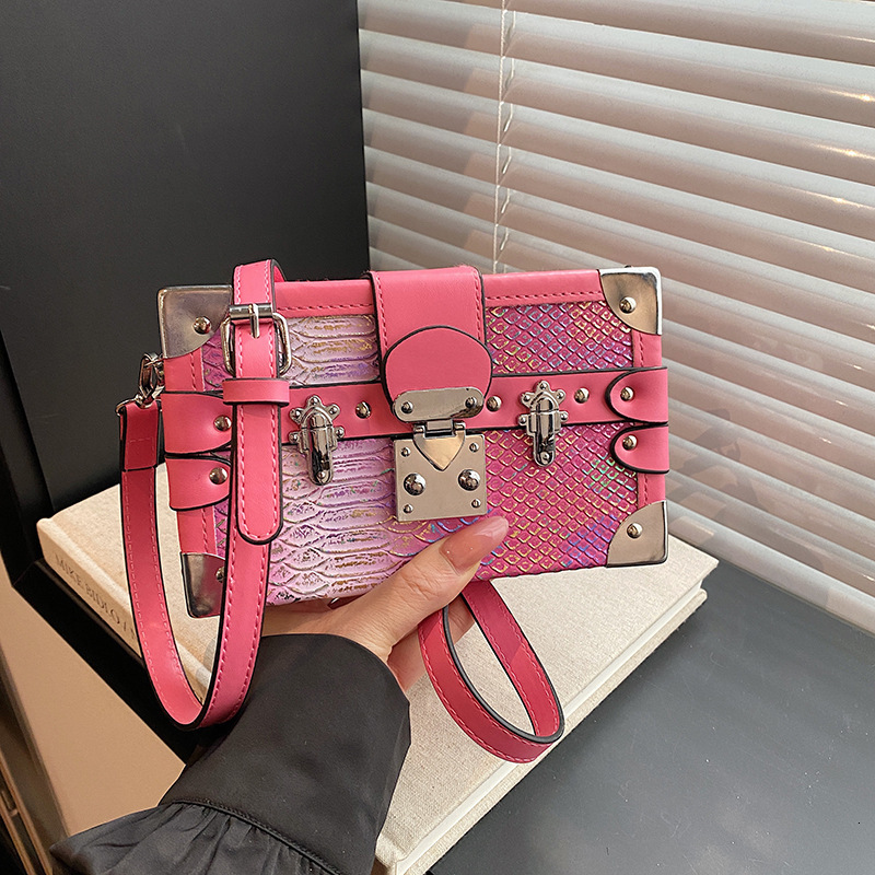 Free Shipping New Designer Bag Fashionable Rivet Handbag Multifunctional Crossbody Bag Wallet