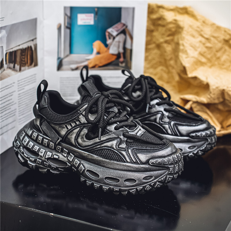 Tire Sole Anti Slip Sports Designer 2025 New Fashion Men S Outdoor Leisure Shoes Street High Quality Trendy Board Free Shipping Jogging
