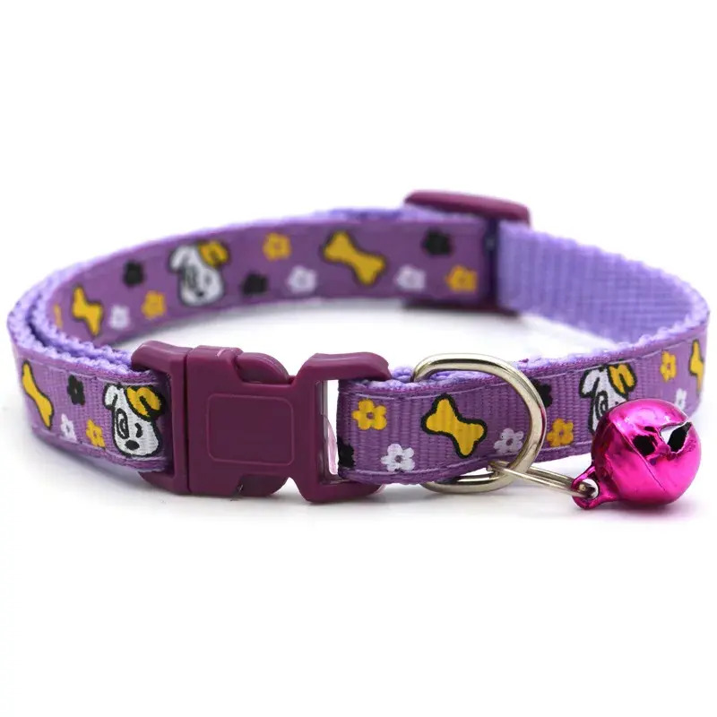 Update 2025 New Small And Medium Sized Pet Supplies, Red Bone Wer, Dog Cat Neck Collar, Bell Accessories Adjustable, Free Shipping Wholesale