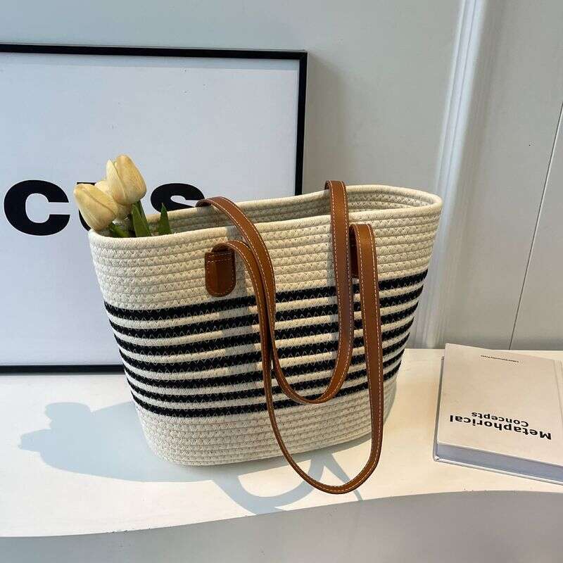 Women's Bags Women's Bags Straw women commuter shoulder tote new summer leisure large capacity woven portable bucket bag