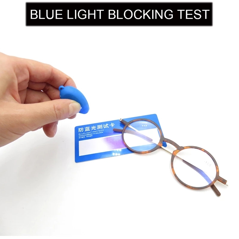 Thin Reading Protable Pocket Presbyc Eye Anti-Blue Ray Spectacles Eyeglasses With Case Round Glasses Frame +2