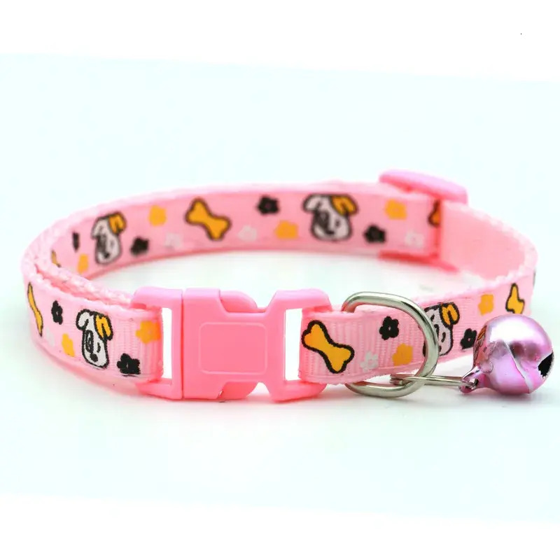 Update 2025 New Small And Medium Sized Pet Supplies, Red Bone Wer, Dog Cat Neck Collar, Bell Accessories Adjustable, Free Shipping Wholesale