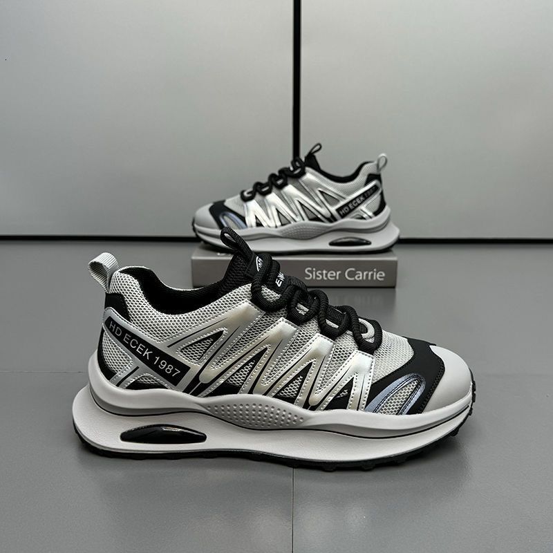 Fashion Men s Designer Brand Sports Shoes 2025 Summer New Mesh Breathable Casual Outdoor Board Shoes Comfortable White Shoes Jogging Shoes Tennis Shoe