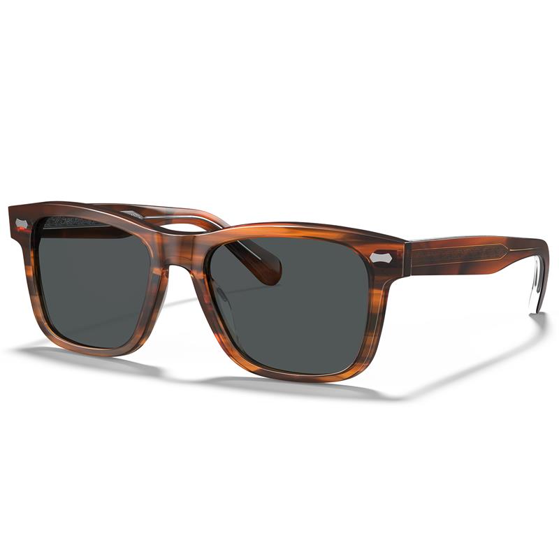 CARFIA Retro Acetate Polarized Sunglasses for Men UV Protection with Embossed Pattern Wire Core