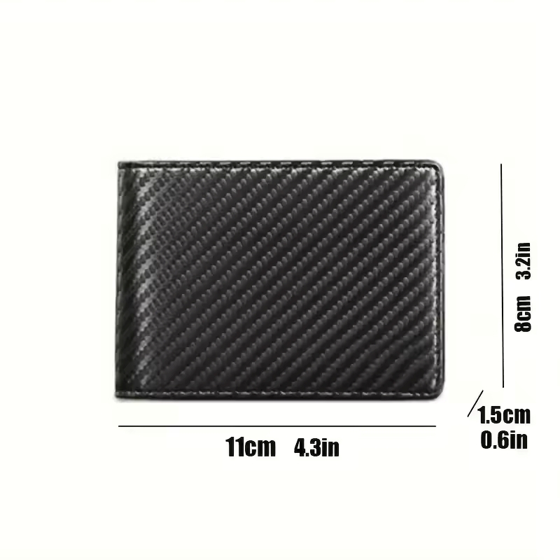 Men's Wallet Flip Cover Large Capacity RFID Anti-Theft Brush Ultra-Thin Portable Wallet Fashionable Credit Card Bag