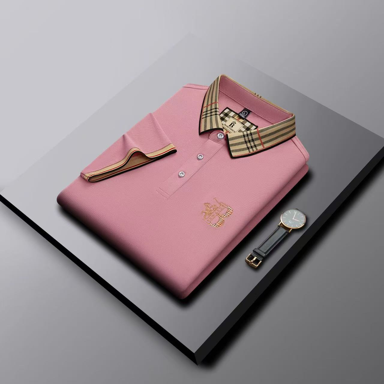Mens Polos Summer Casual Solid Color Polo Shirt Slim Fit Lapel Short Sleeve Top Versatile Collar For A Slimmer Silhouette size M-4XL